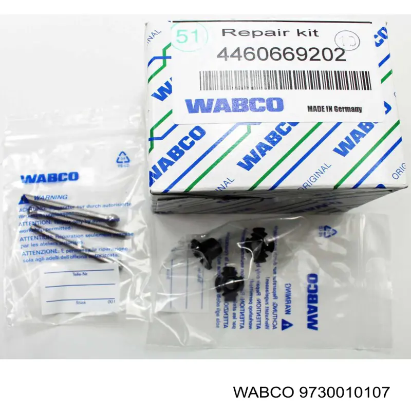 Ускорительный клапан пневмосистемы 9730010107 Wabco