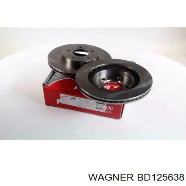 BD125638 Wagner диск тормозной передний
