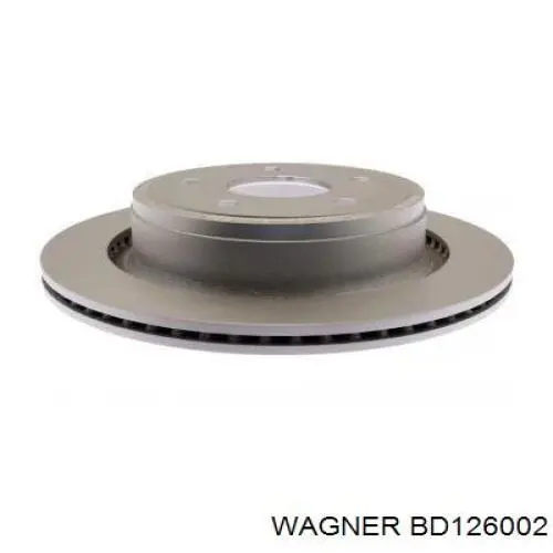 BD126002 Wagner диск тормозной задний
