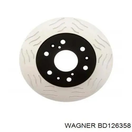 Freno de disco delantero BD126358 Wagner