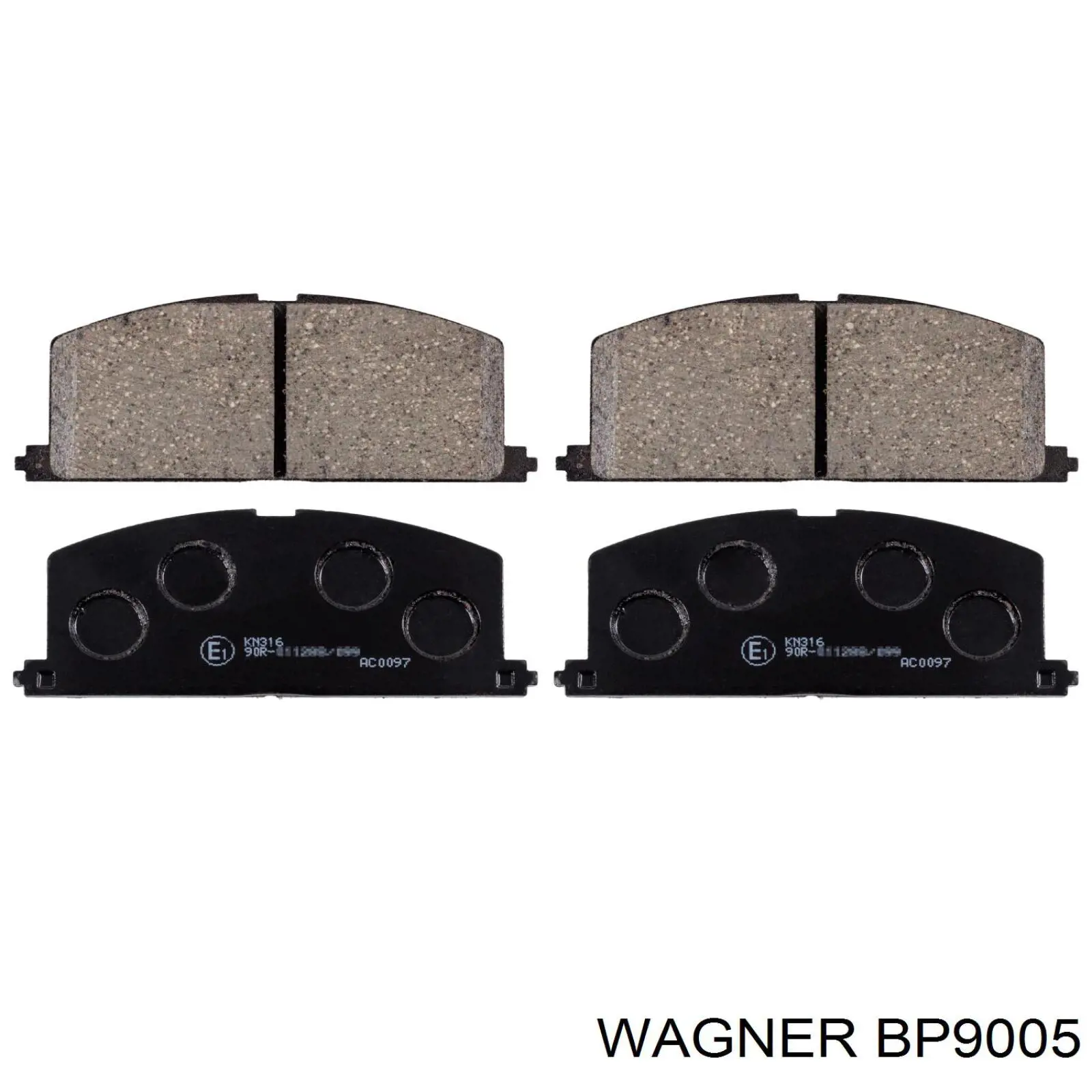 Лампочка дальнего света BP9005 Wagner