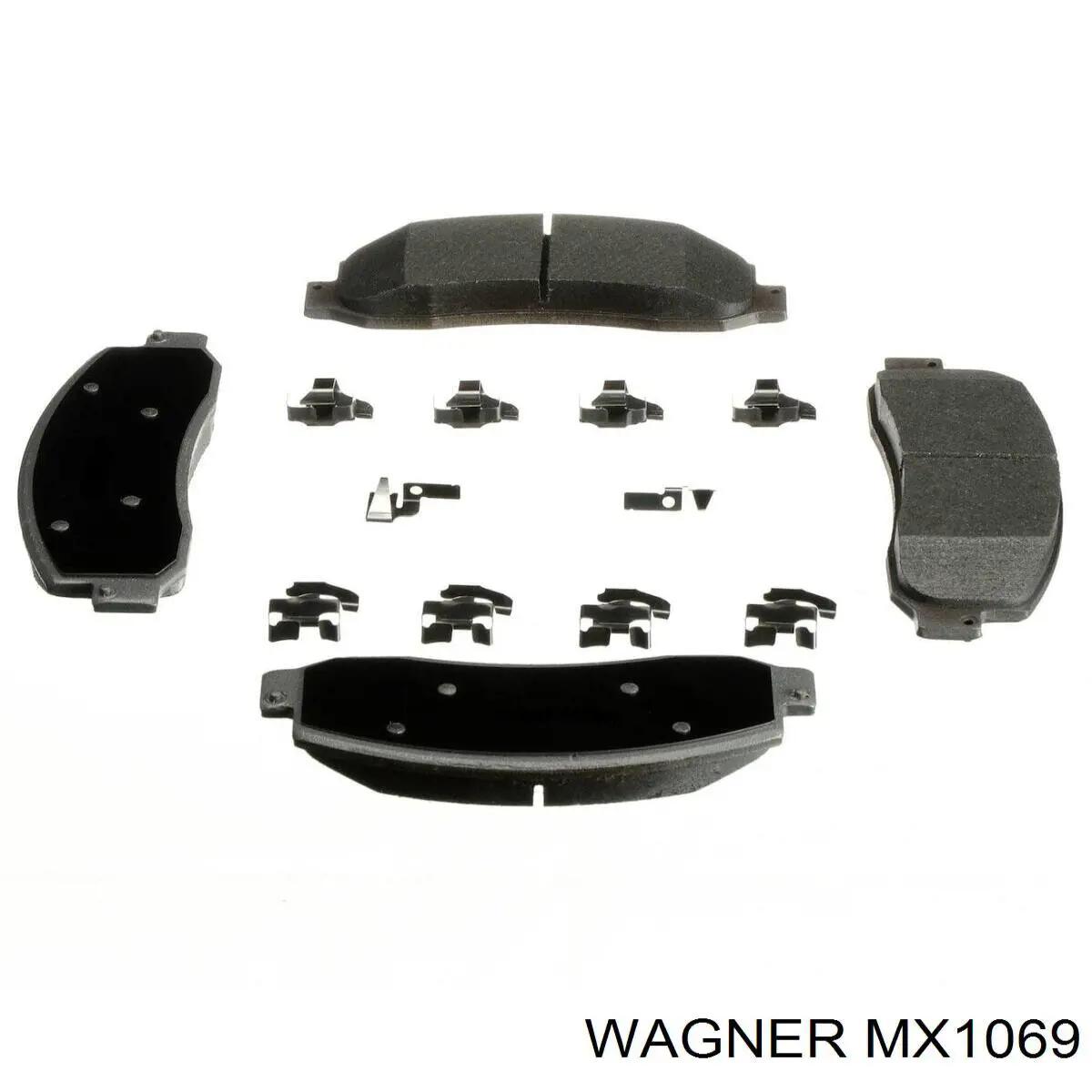 Передние тормозные колодки MX1069 Wagner