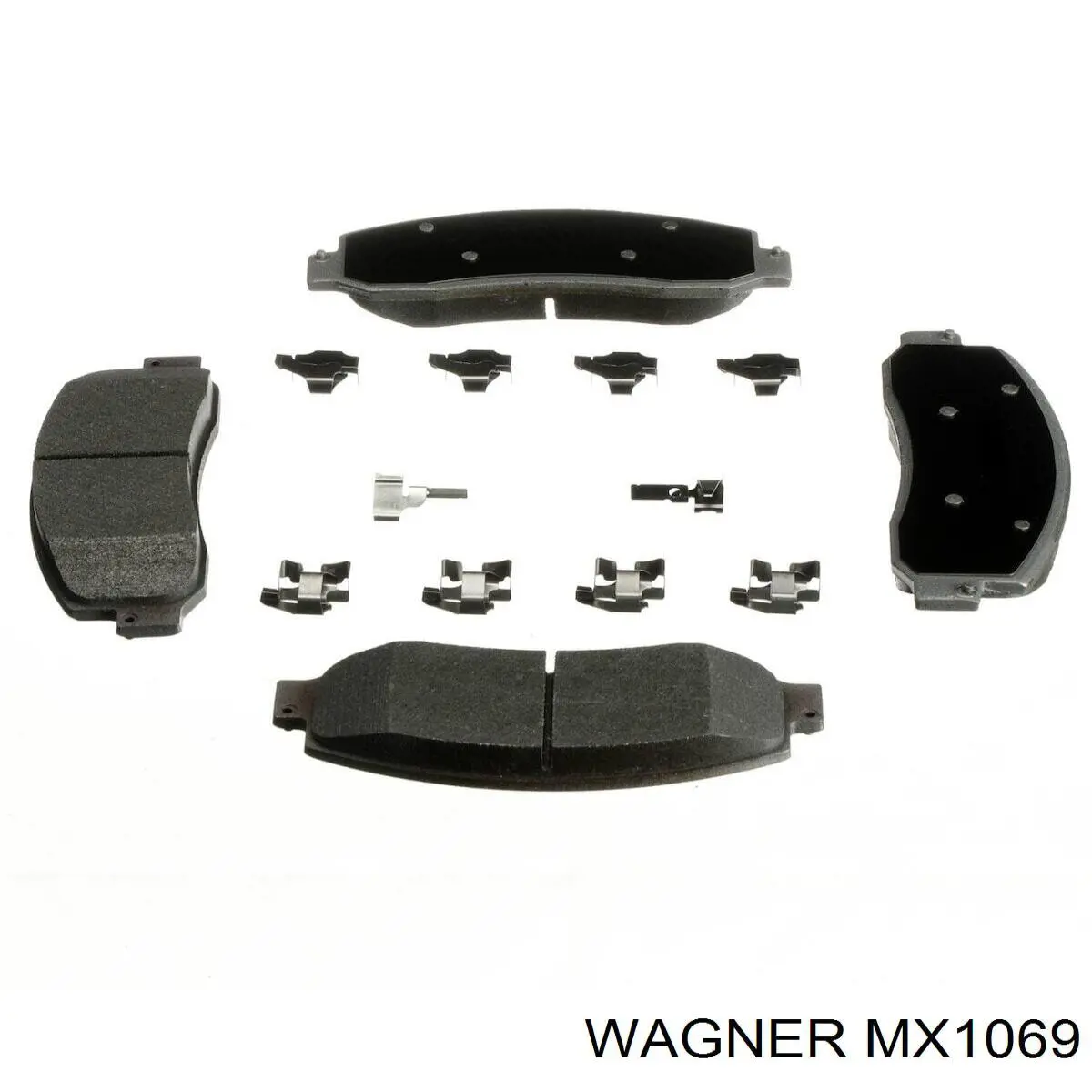 MX1069 Wagner Колодки передние