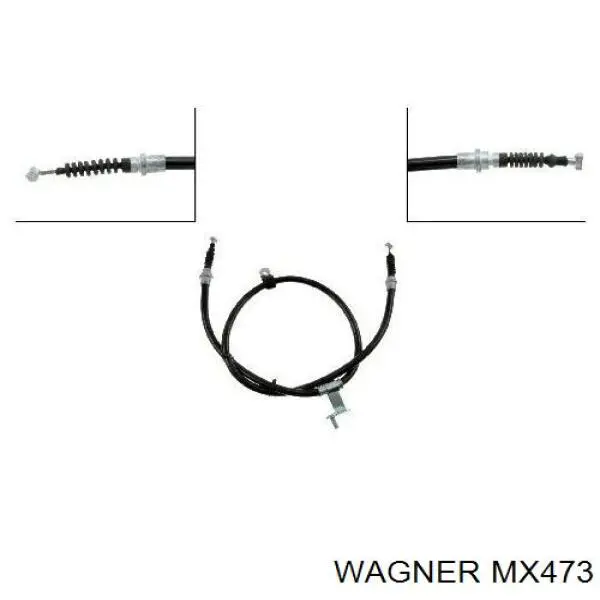 Передние тормозные колодки MX473 Wagner