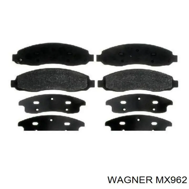 Передние тормозные колодки MX962 Wagner