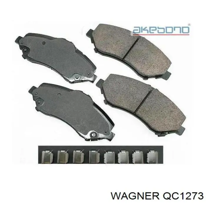 QC1273 Wagner Колодки передние