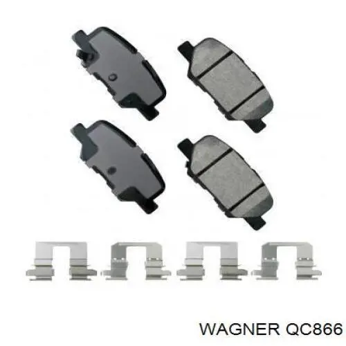 Колодки Wagner QC866 цена, от 23.88 USD