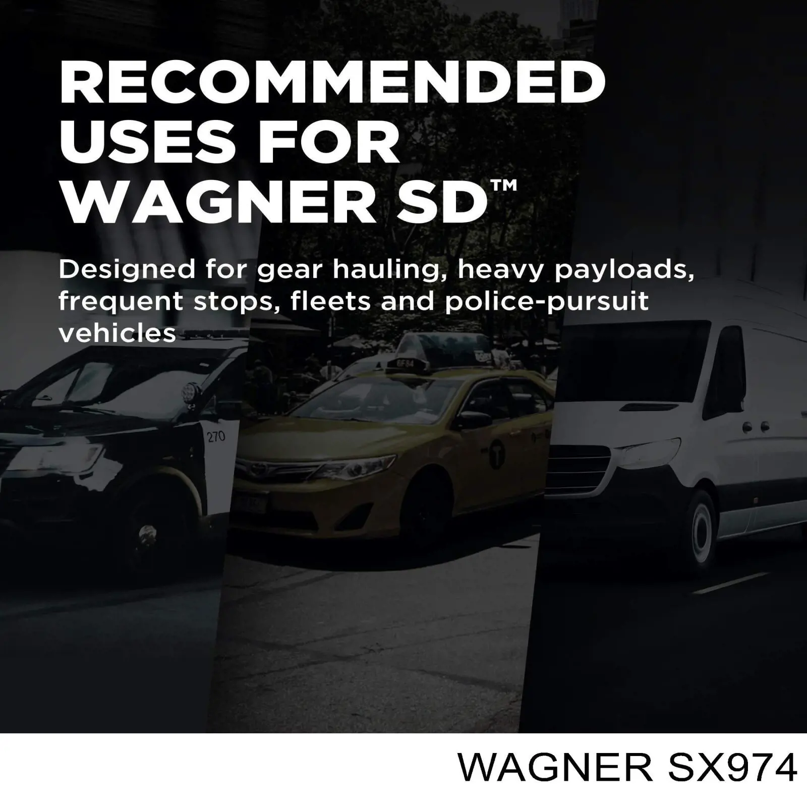 SX974 Wagner задние тормозные колодки