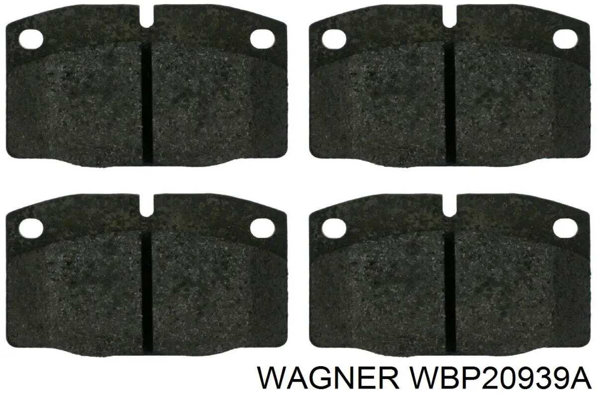 Передние тормозные колодки WBP20939A Wagner