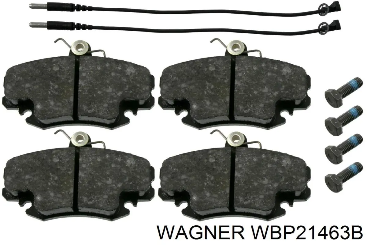 WBP21463B Wagner колодки тормозные передние дисковые