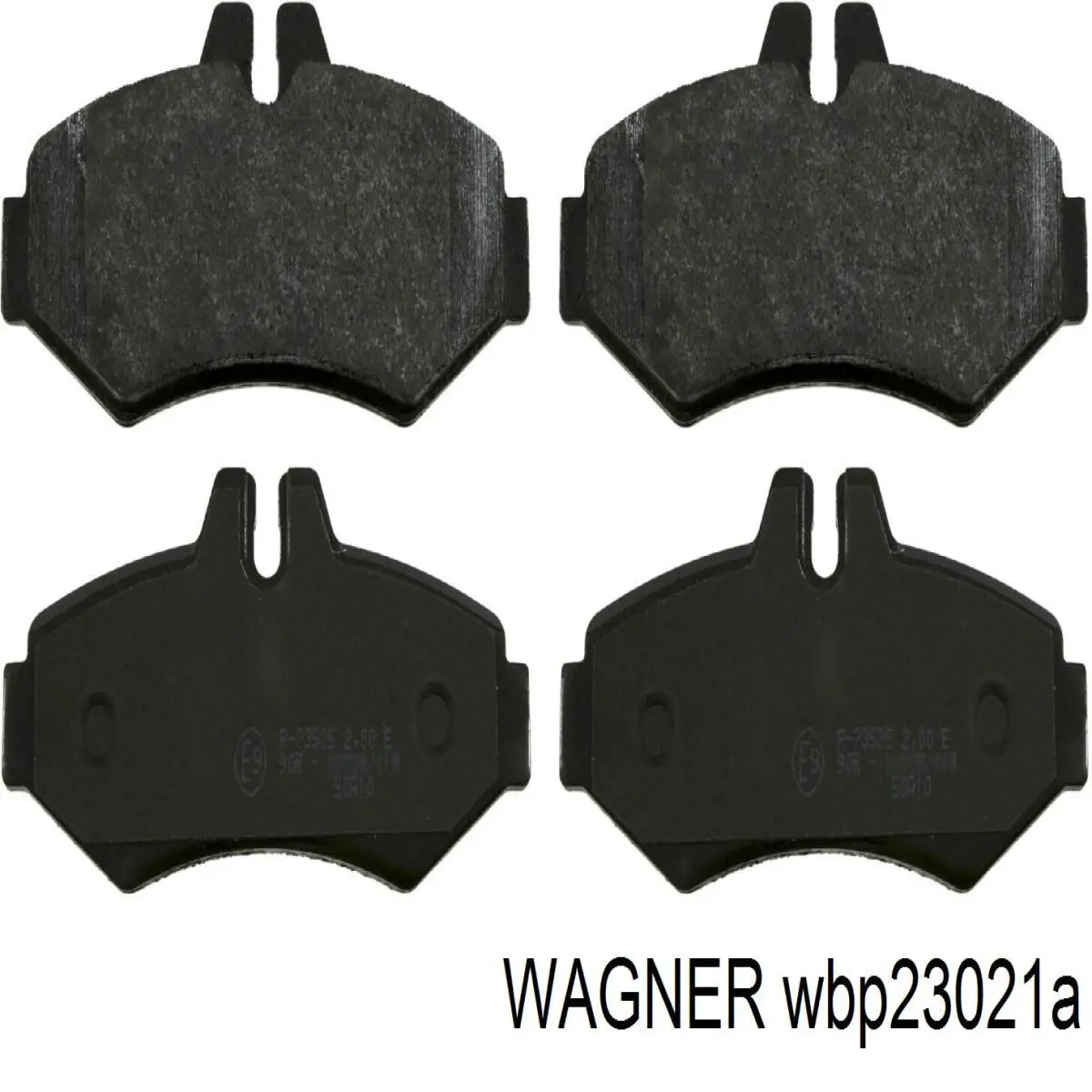 Колодки тормозные задние дисковые WAGNER WBP23021A