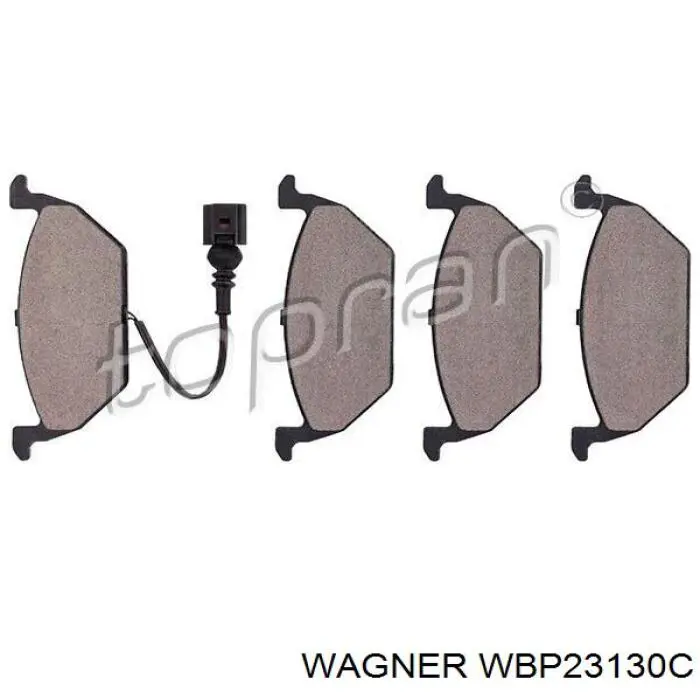 WBP23130C Wagner Колодки передние