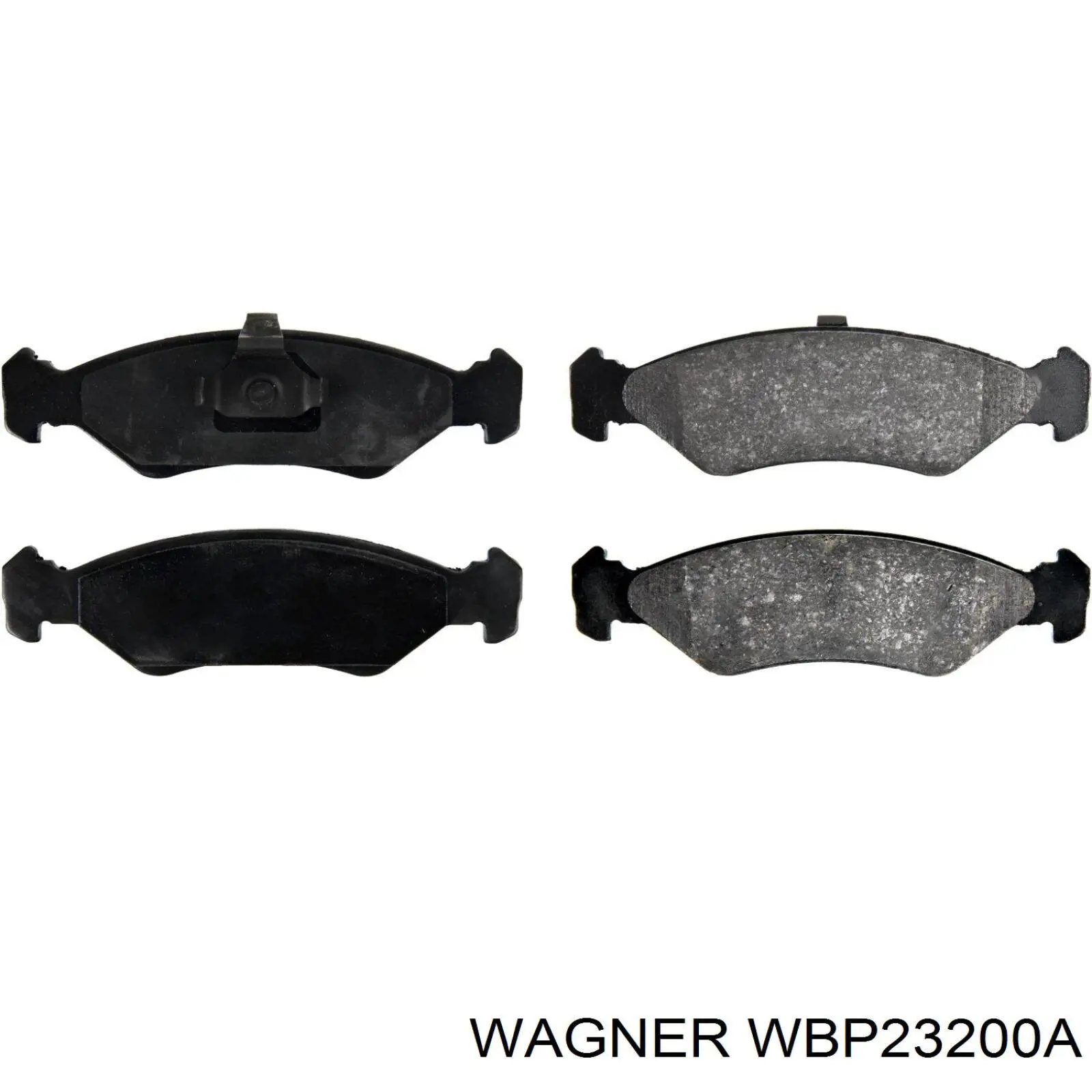 WBP23200A Wagner колодки тормозные передние дисковые