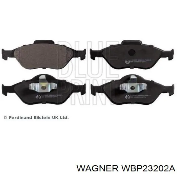 Купить WBP23202A Wagner Колодки тормозные