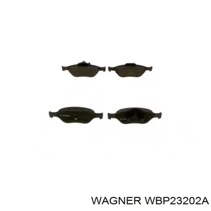 Колодки Wagner WBP23202A цена, от 18.52 USD