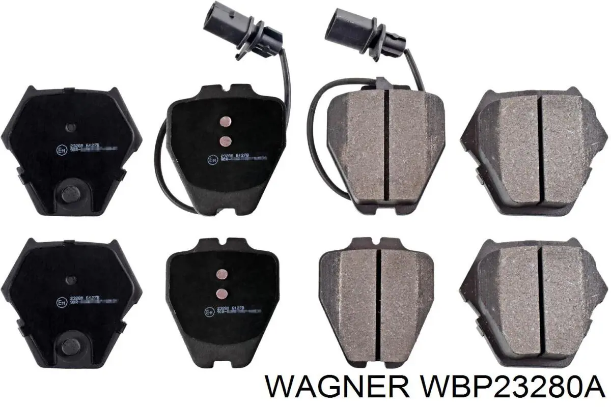 WBP23280A Wagner колодки тормозные передние дисковые
