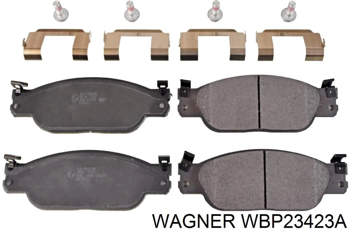 WBP23423A Wagner колодки тормозные передние дисковые