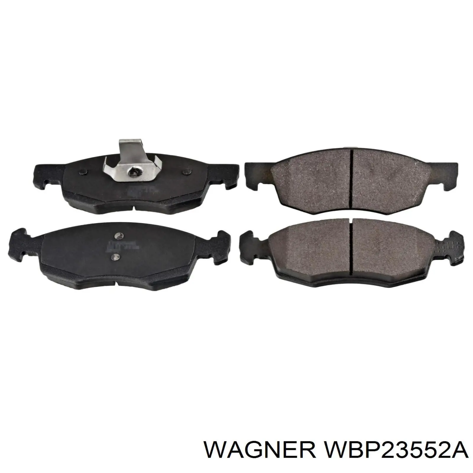 WBP23552A Wagner колодки тормозные передние дисковые