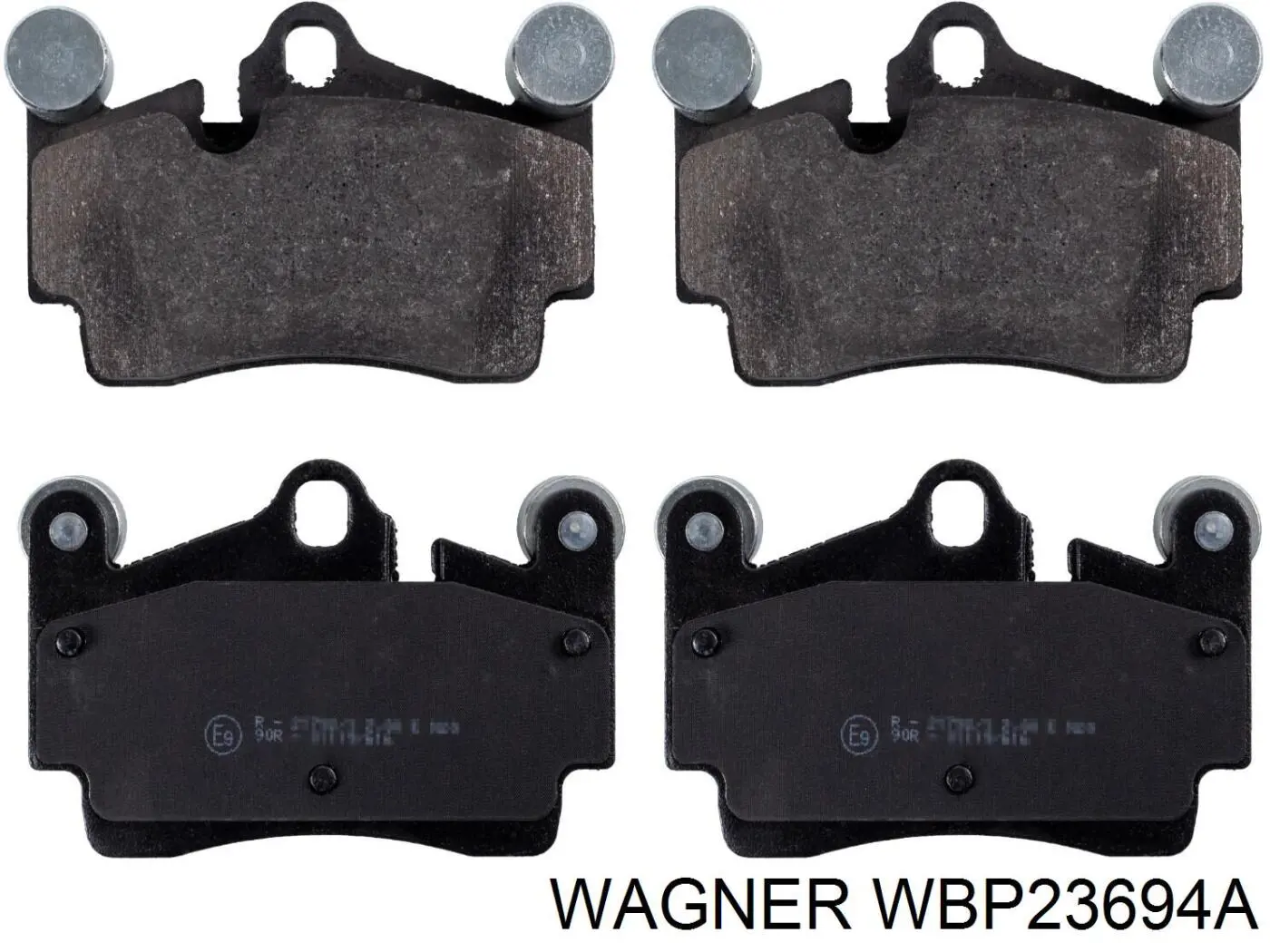 WBP23694A Wagner колодки тормозные задние дисковые
