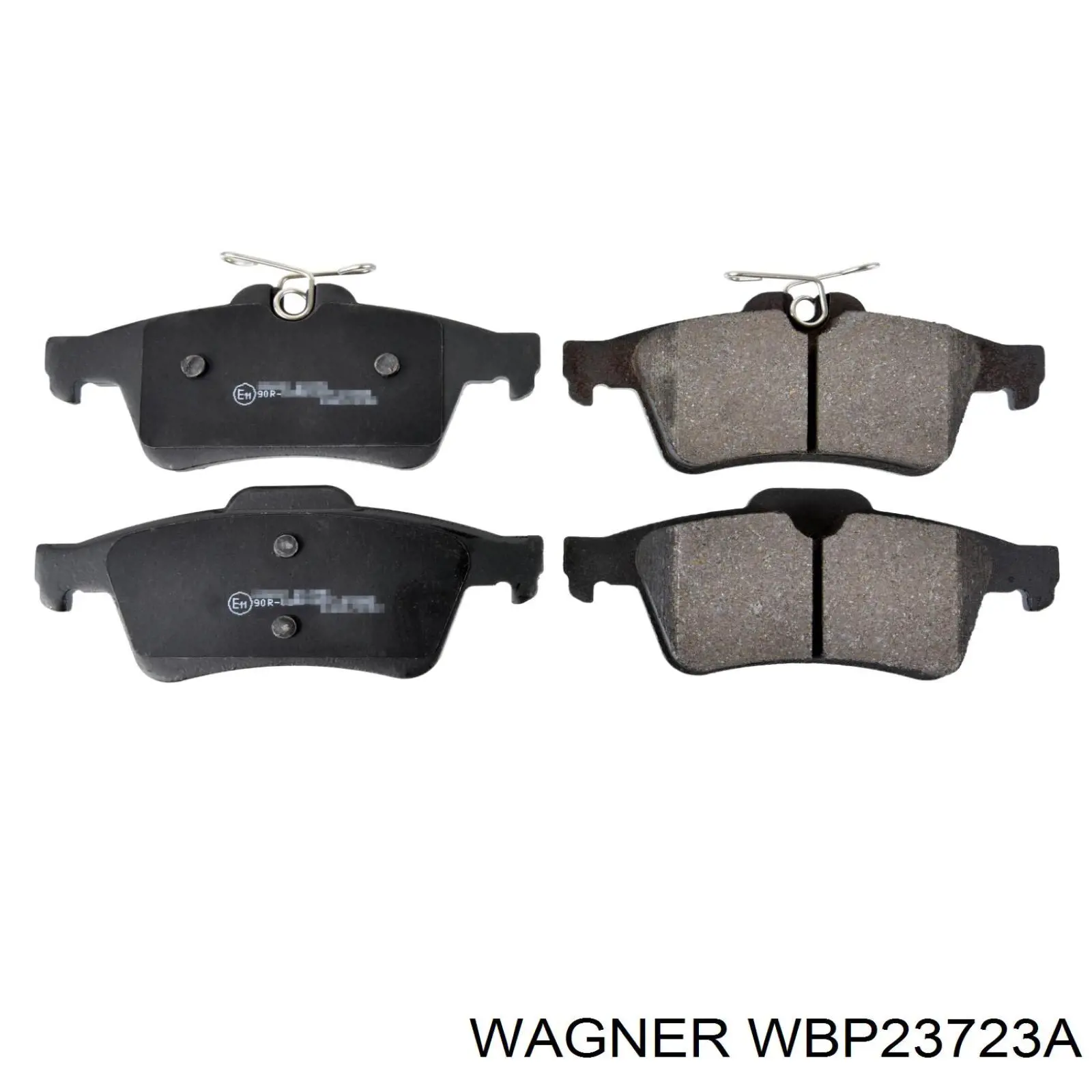 WBP23723A Wagner колодки тормозные передние дисковые