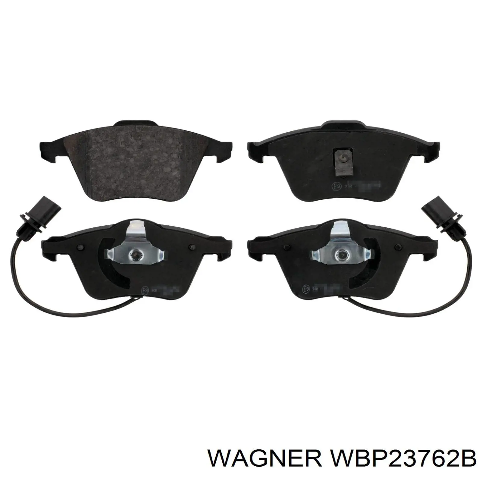 WBP23762B Wagner колодки тормозные передние дисковые