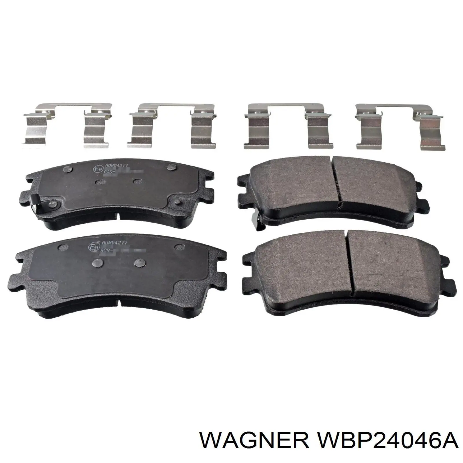WBP24046A Wagner колодки тормозные передние дисковые