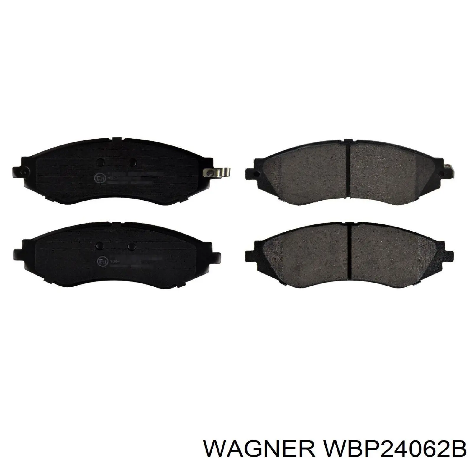 WBP24062B Wagner колодки тормозные передние дисковые