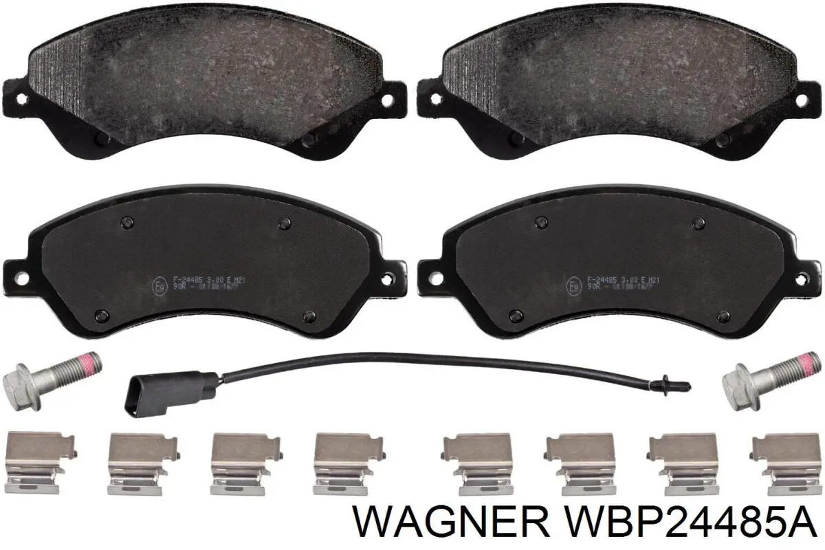 WBP24485A Wagner колодки тормозные передние дисковые