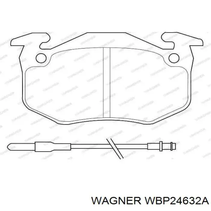 Купить WBP24632A Wagner Колодки тормозные