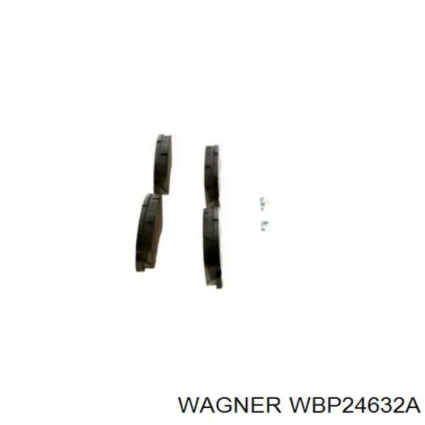 Передние тормозные колодки WBP24632A Wagner