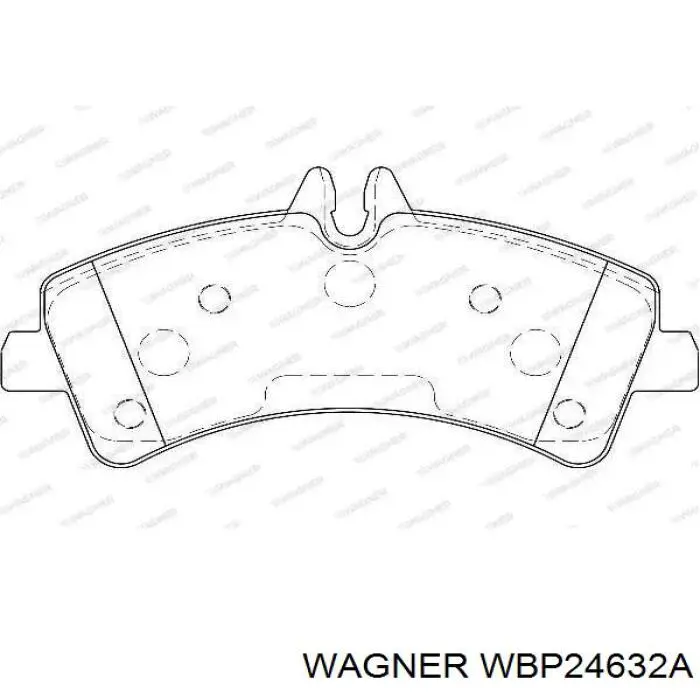 Тормозные колодки Wagner WBP24632A