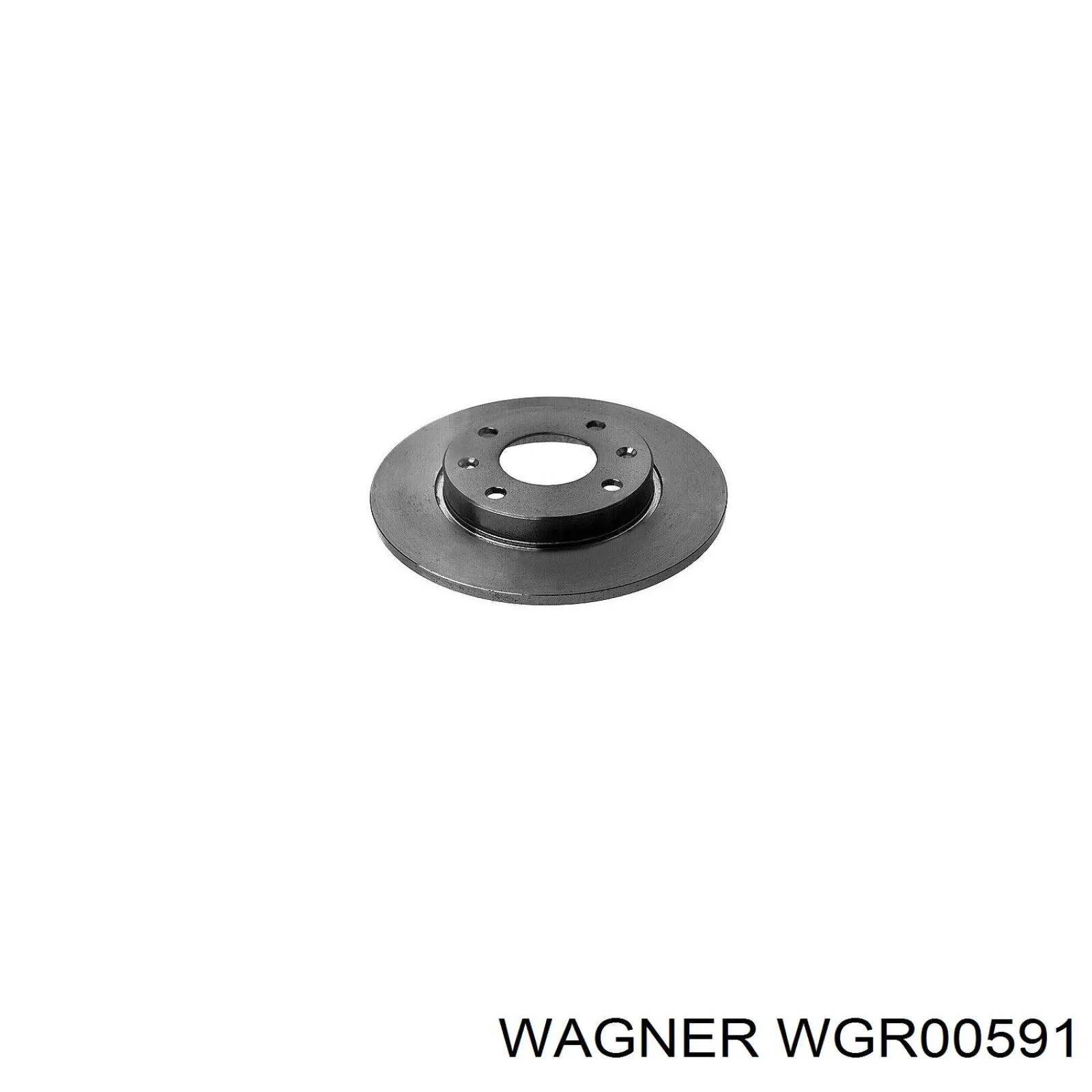 WGR00591 Wagner диск тормозной передний