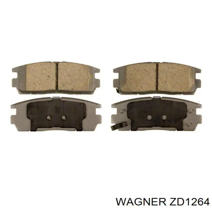 ZD1264 Wagner Колодки передние