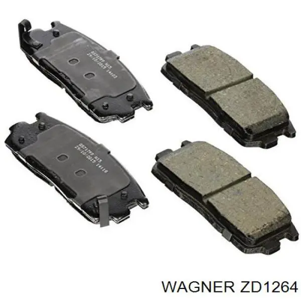 ZD1264 Wagner Колодки передние
