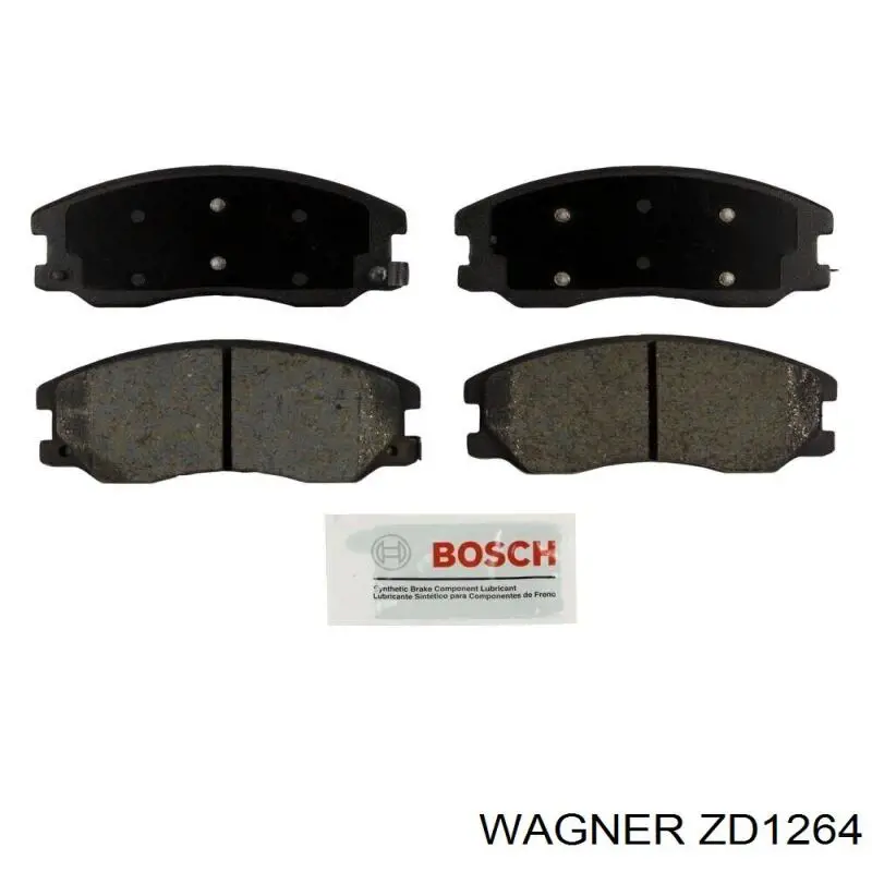 Колодки Wagner ZD1264 цена, от 28.78 USD