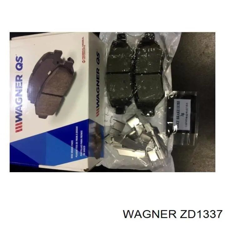 ZD1337 Wagner колодки тормозные задние дисковые