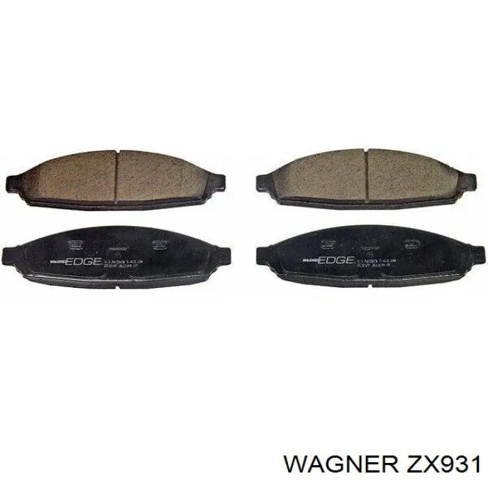 Колодки Wagner ZX931 цена, от 30.45 USD