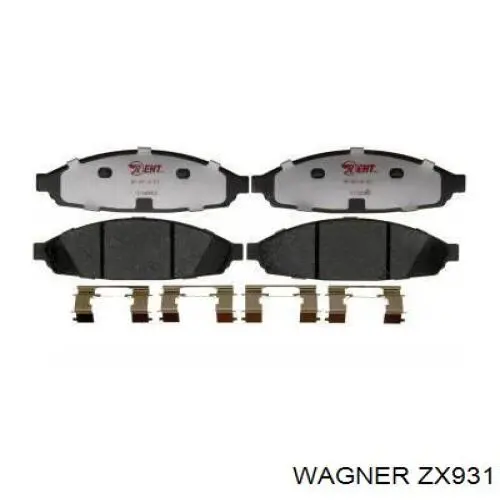 Купить ZX931 Wagner Колодки тормозные