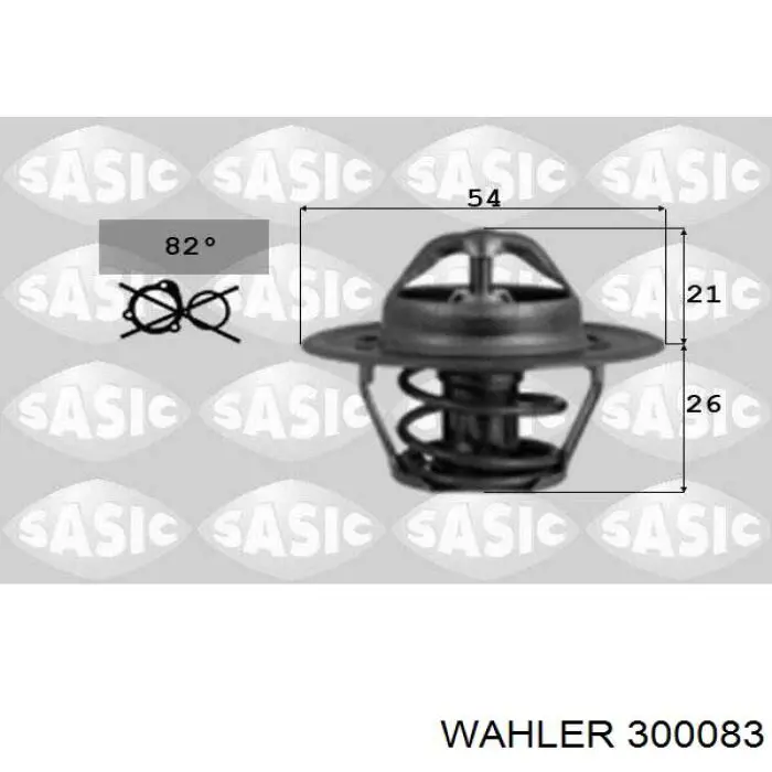 300083 Wahler Авто термостат