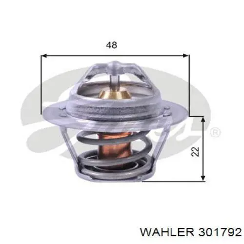 301792 Wahler Авто термостат