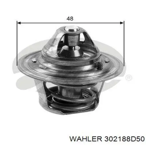 Termostato, refrigerante 302188D50 Wahler