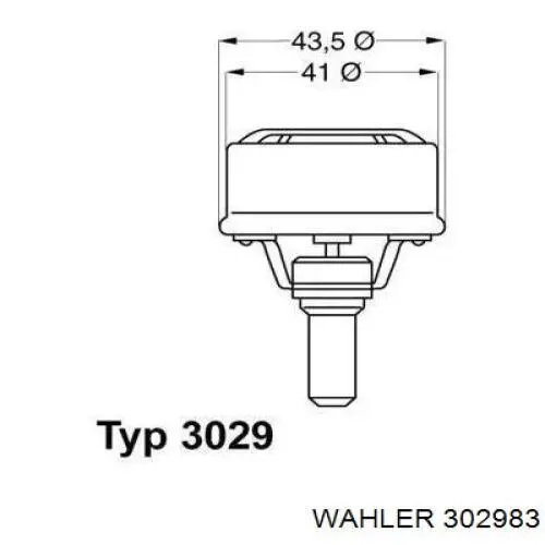 Термостат 302983 Wahler