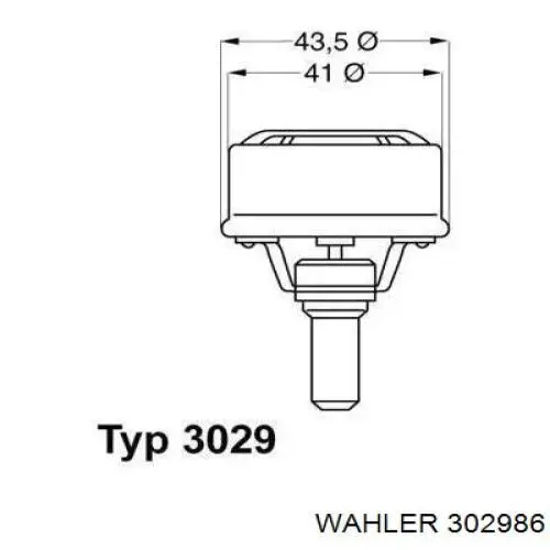 Термостат 302986 Wahler