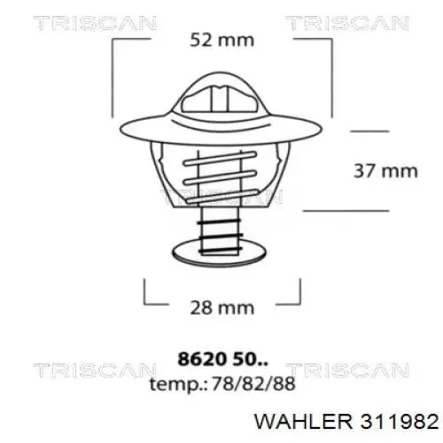 Compre 311982 Wahler Termostato
