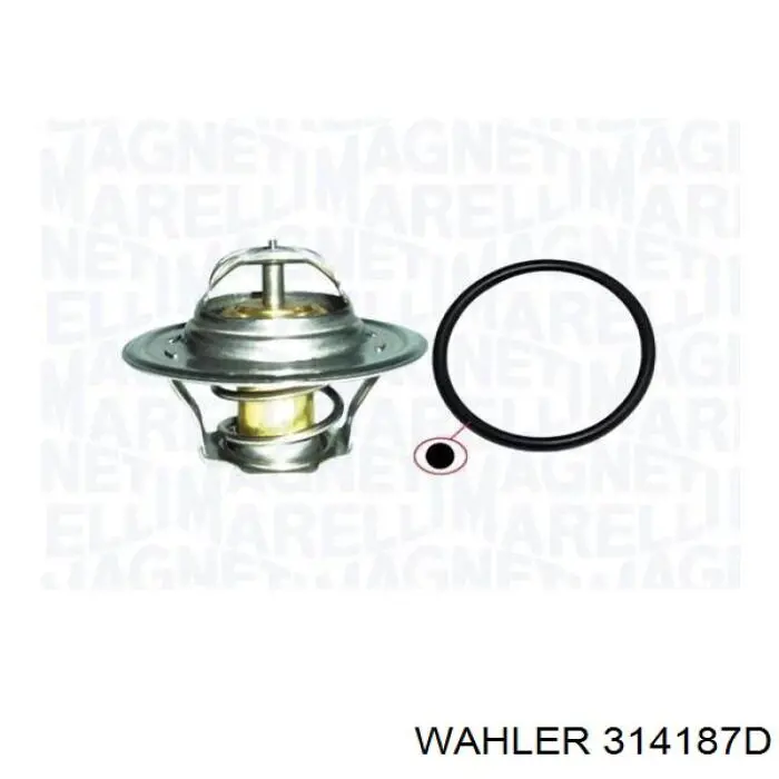 Термостат в сборе Wahler 314187D
