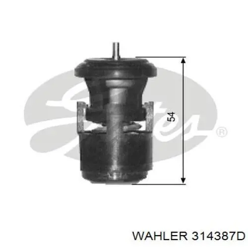 314387D Wahler Авто термостат