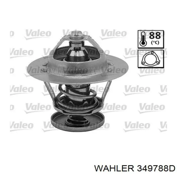 Купить 349788D Wahler Автомобильный термостат