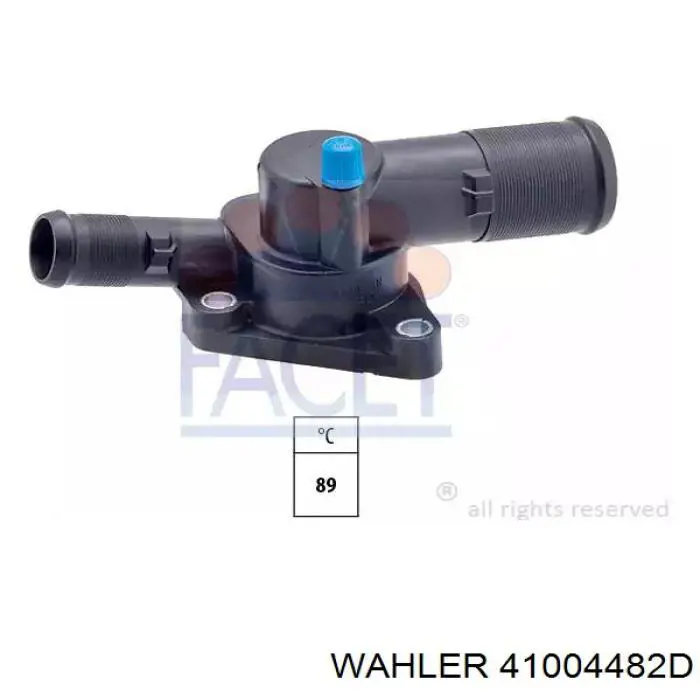 Термостат в сборе Wahler 41004482D