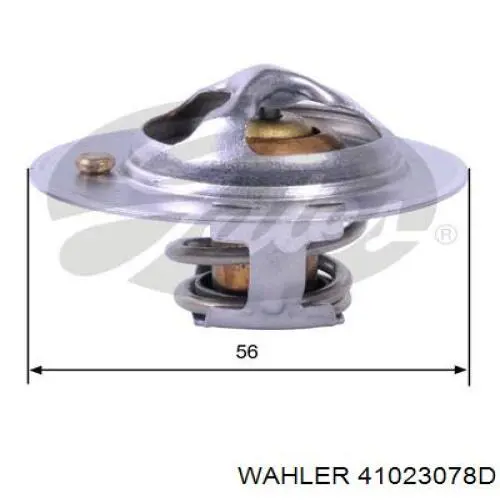 Termostato, refrigerante 41023078D Wahler