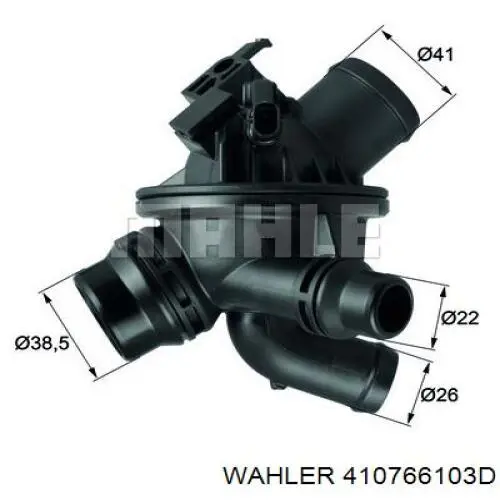 410766103D Wahler termostato